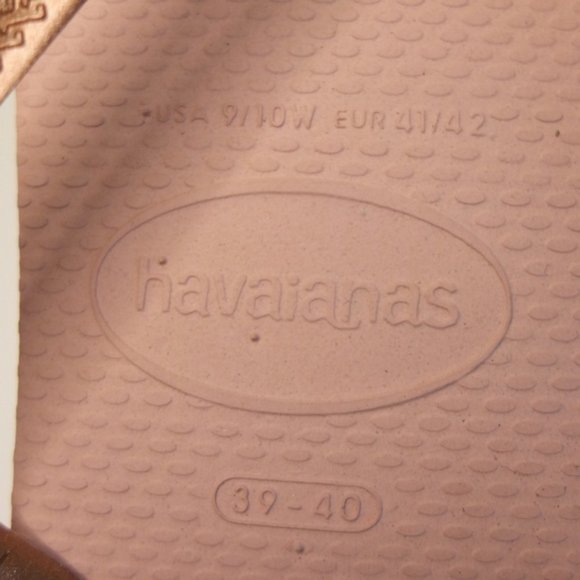 Spiked Havaianas Slim Rocky Rose Gold Ballet - Picture 6 of 8